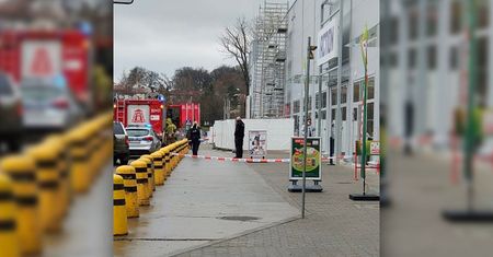 Action zamknięty. Ktoś poinformował, że w sklepie jest bomba