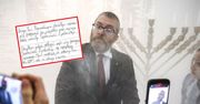 Chcieli być jak Braun. 15-latek napisał list do Gminy Żydowskiej