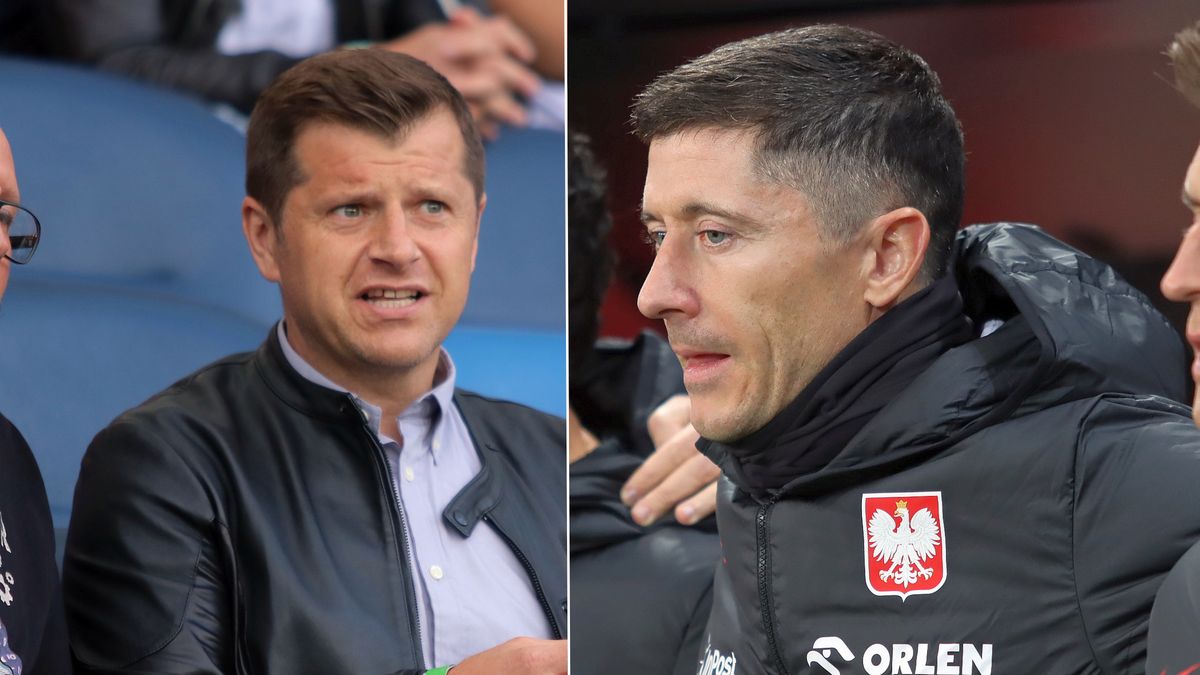 WP SportoweFakty / Mateusz Czarnecki / Cezary Kucharski i Robert Lewandowski