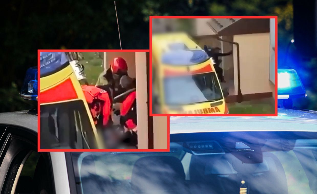 Wstrząsające nagranie interwencji w Sanoku. Świadek wszystko nagrał