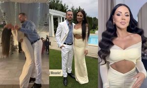 Sylwia Bomba chwali się weselną stylizacją. Pierwsze skrzypce odgrywał ODSŁONIĘTY BRZUCH