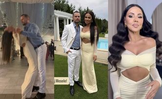 Sylwia Bomba chwali się weselną stylizacją. Pierwsze skrzypce odgrywał ODSŁONIĘTY BRZUCH