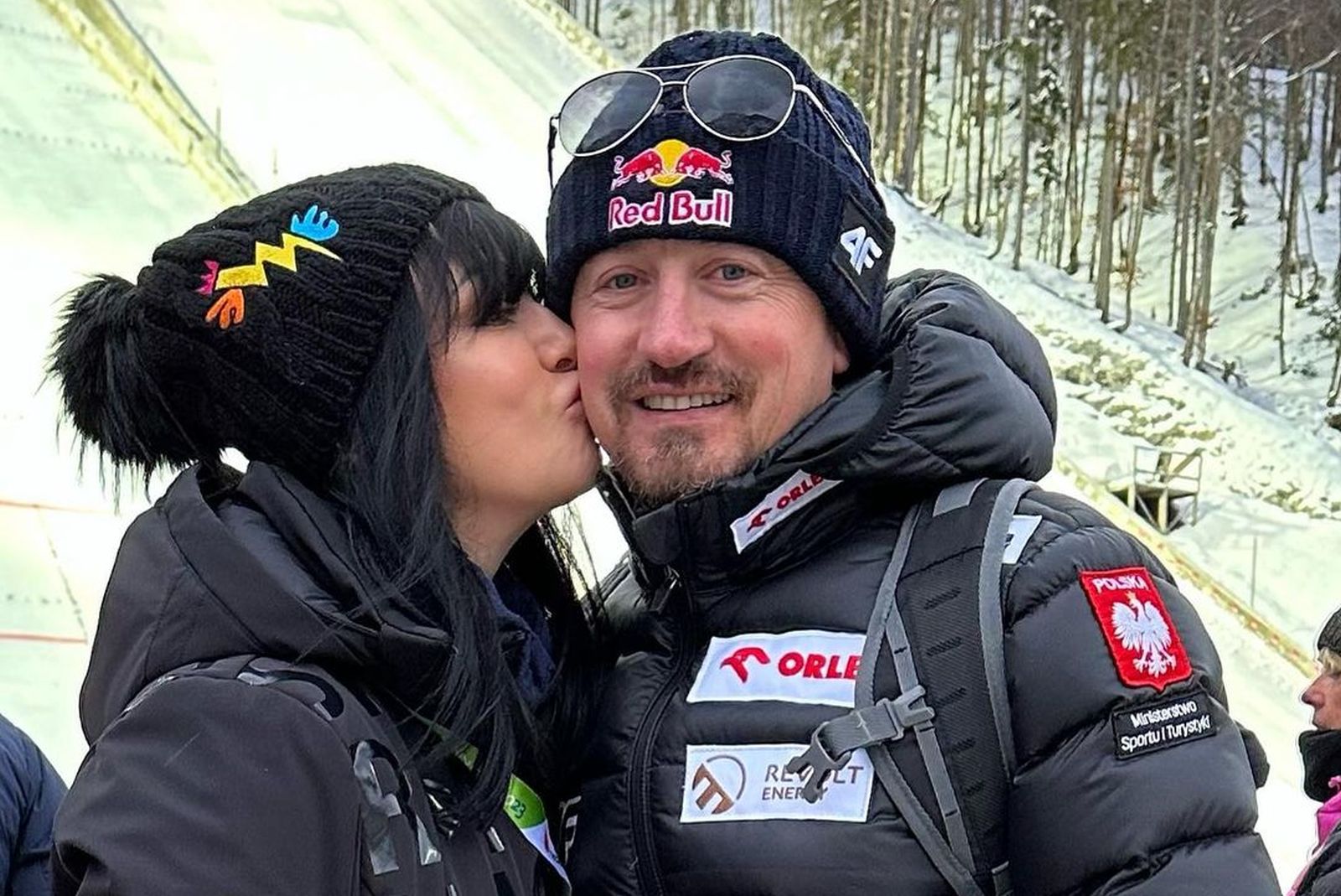 Na zdjęciu Izabela i Adam Małyszowie