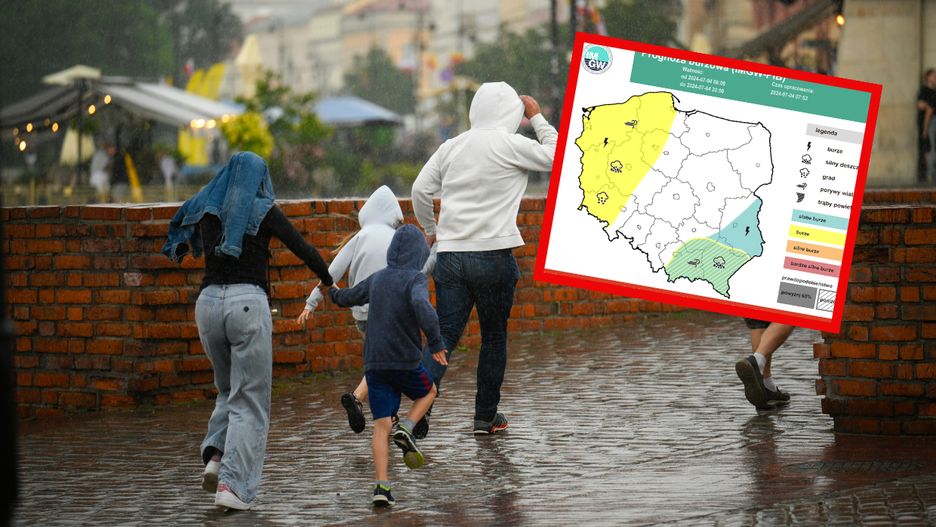 Burze nadejdą nad Polskę