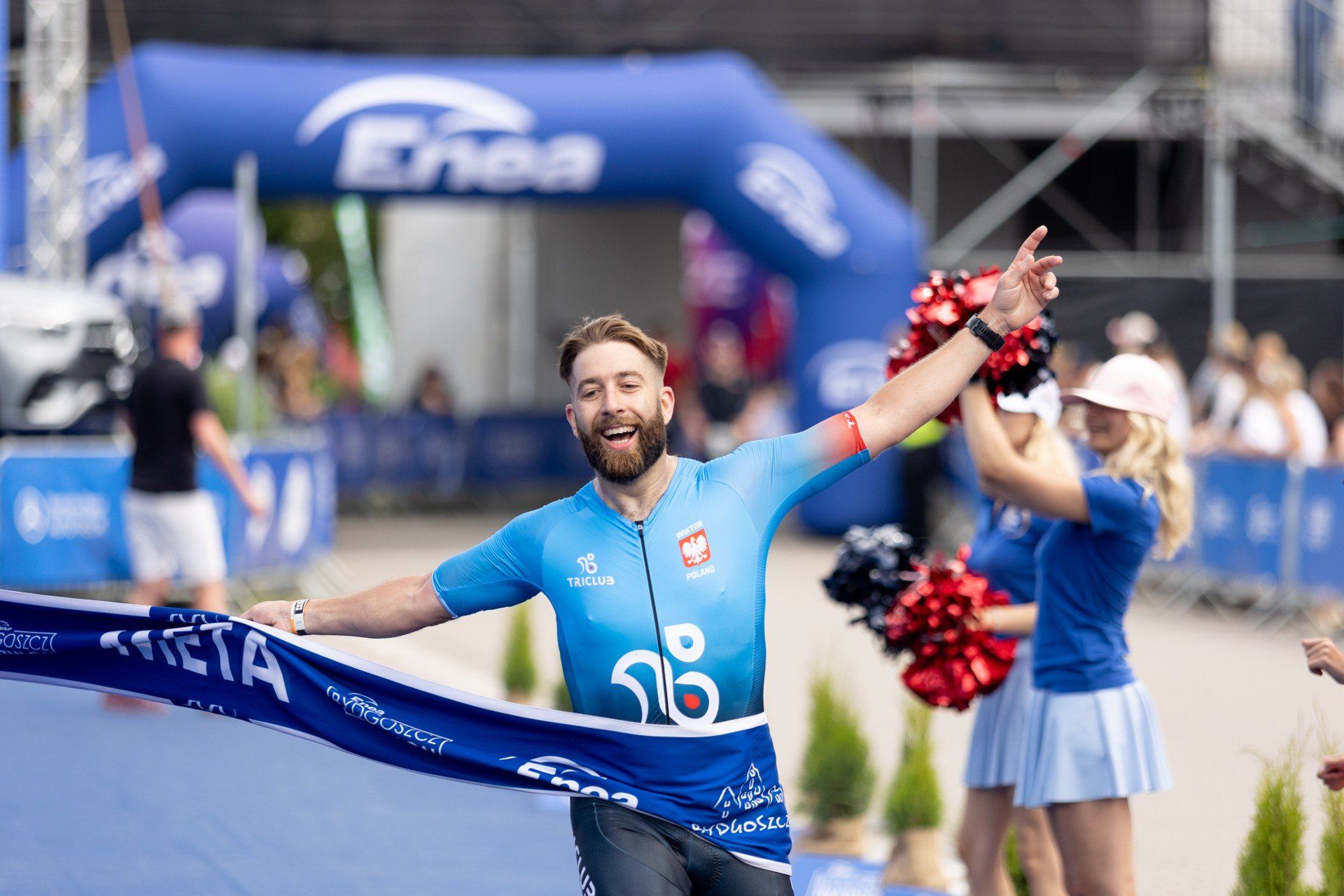 Drugiego dnia Enea Bydgoszcz Triathlon uczestnicy rywalizowali na dystansie 1/2 i 1/8 ironmana