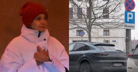 Małgorzata Kożuchowska parkuje porsche za pół miliona NA ZAKAZIE, tłumacząc: "To była ostateczna ostateczność" (ZDJĘCIA)