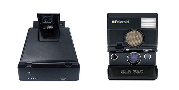 Przerobione Polaroidy SLR 680.