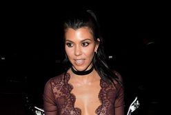 Kourtney Kardashian w prowokacyjnej bluzce. Celebrytka znowu pokazuje biust