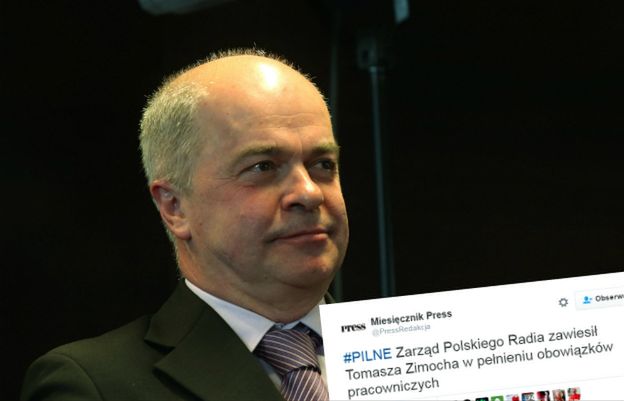 Tomasz Zimoch zawieszony przez Polskie Radio za wywiad dla "DGP" i gest Kozakiewicza