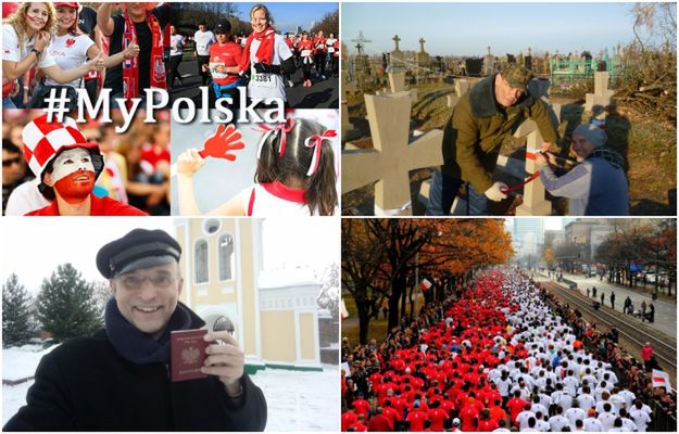 #MyPolska - Polacy wrzucają selfie w Święto Niepodległości