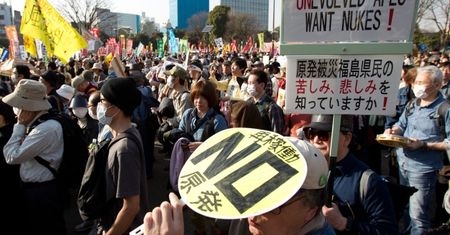 Protest przeciw energetyce jądrowej w Japonii