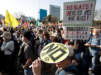 Protest przeciw energetyce jądrowej w Japonii