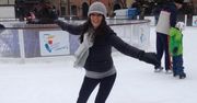 Anna Czartoryska szaleje na lodowisku na starym mieście w Warszawie! [zdjęcia]