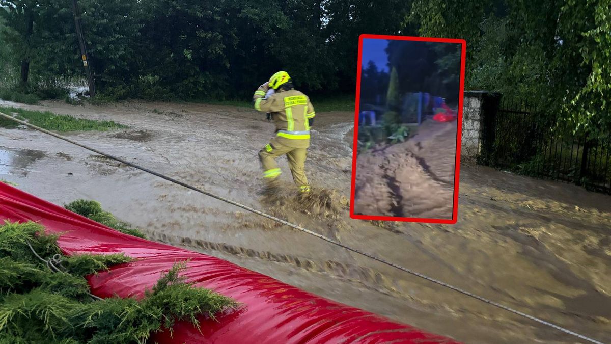 OSP Giebułtów reaguje po działaniach we wtorek (8 lipca).