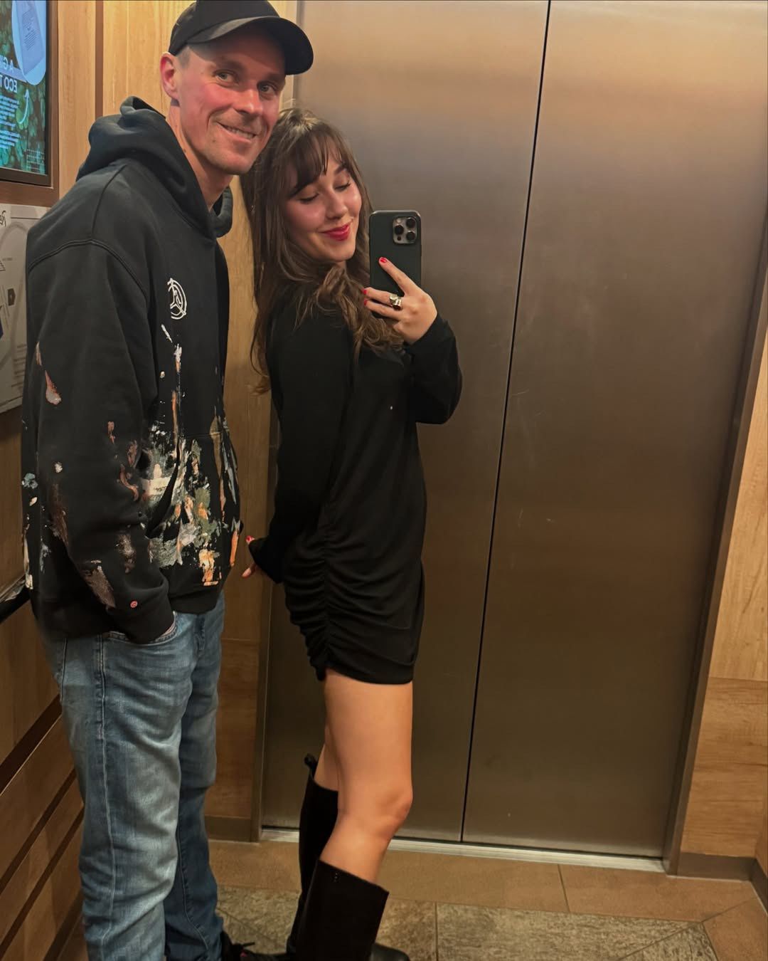 Piotr Żyła i Marcelina Ziętek