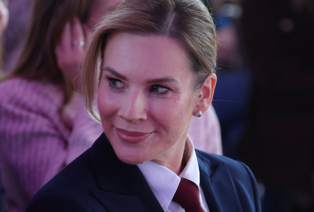 Nawrocka popisała się lookiem na Konferencji "Polka XXI wieku"