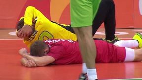 Polska - Słowenia: ofiarny atak Michała Daszka