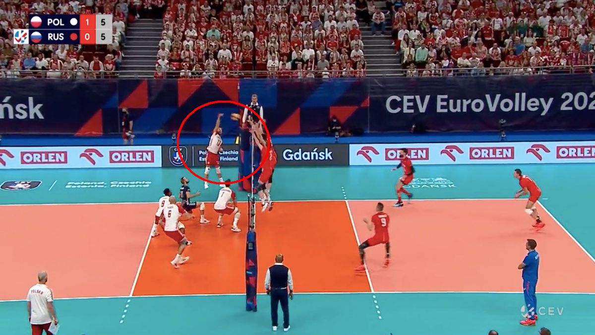 CEV EuroVolley / Michał Kubiak w akcji
