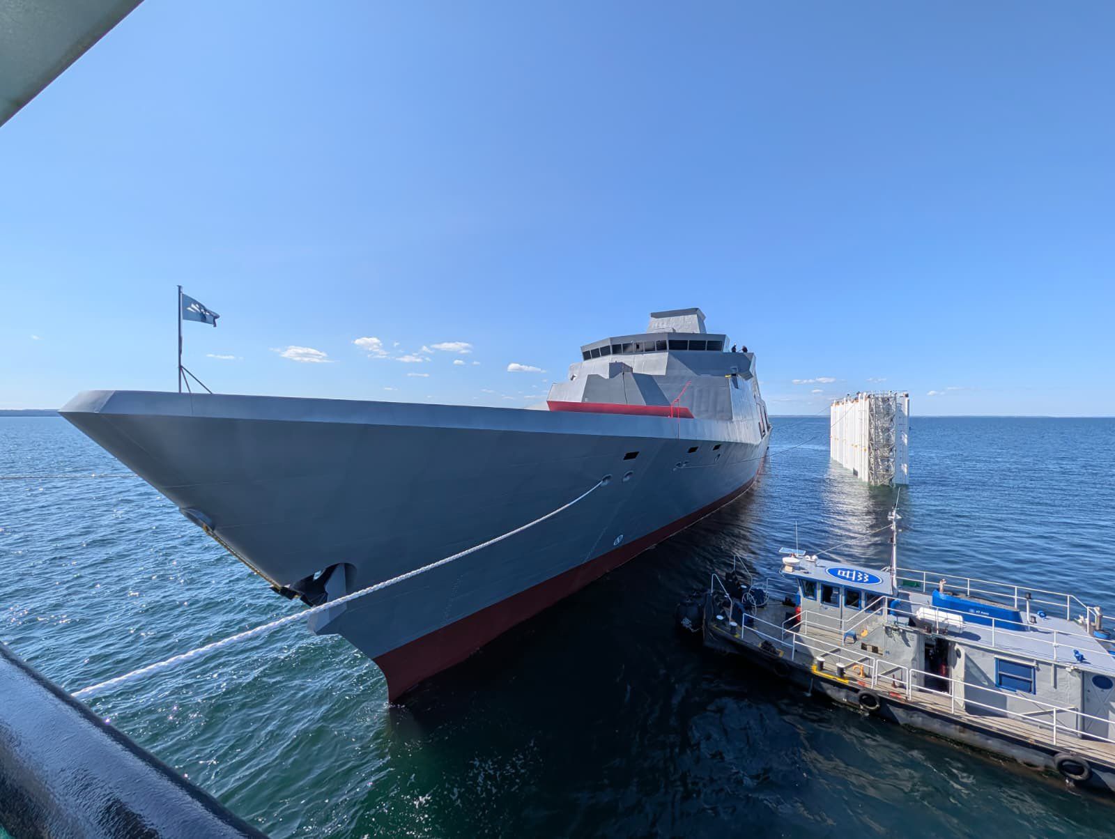 ORP Wicher. Pierwsza fregata "Miecznik" już pływa