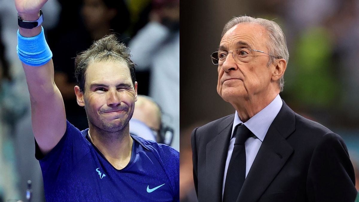 Getty Images / Richard Pelham oraz Jonathan Moscrop / Na zdjeciu: Rafael Nadal i Florentino Perez