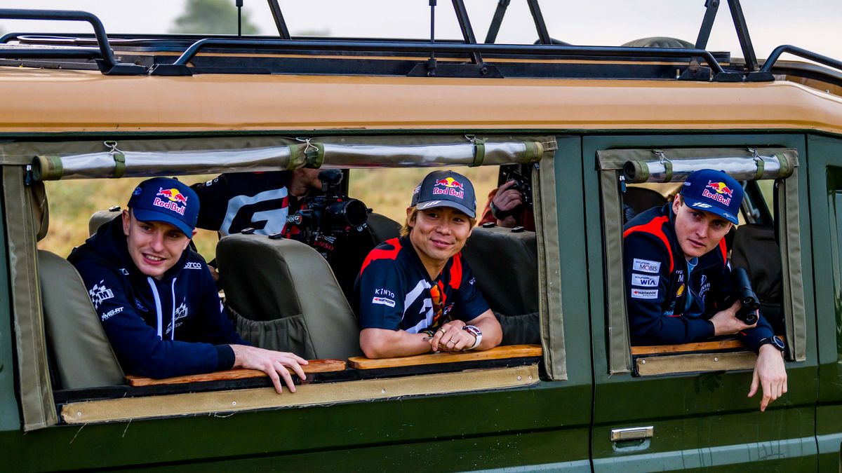 Materiały prasowe / Red Bull / Na zdjęciu: kierowcy WRC przed Rajdem Safari