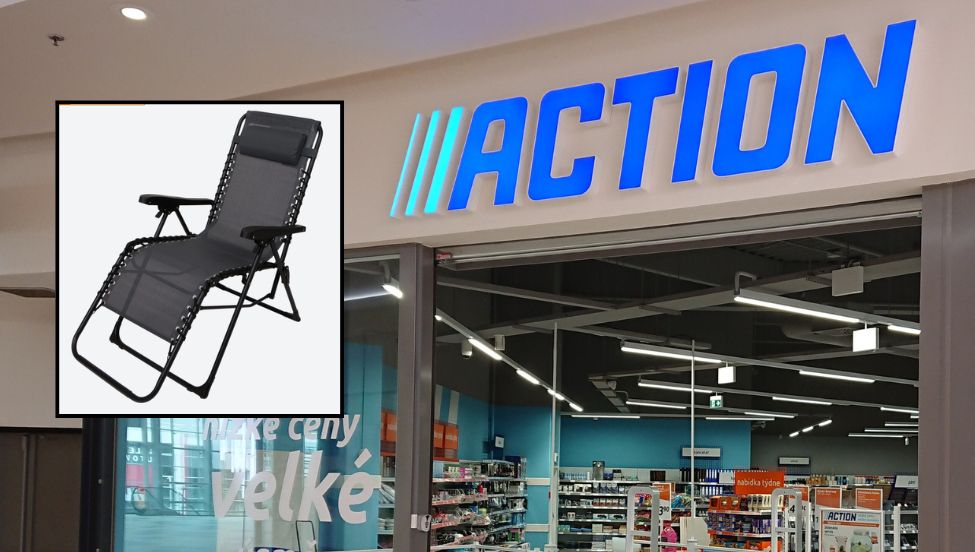 Zniżka na leżak ogrodowy w Action. Akcja trwa do 12 maja