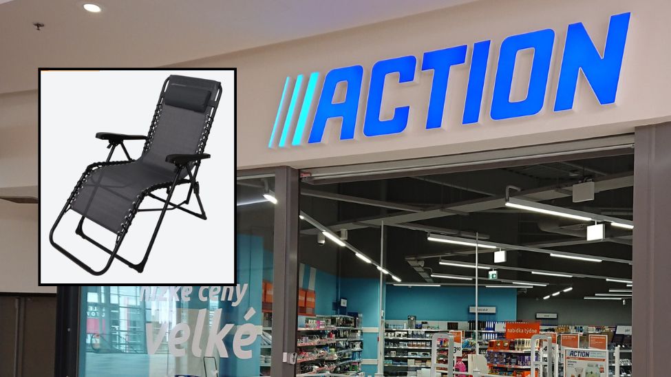 Leżak i fotel wiszący do ogrodu. Promocje w Action