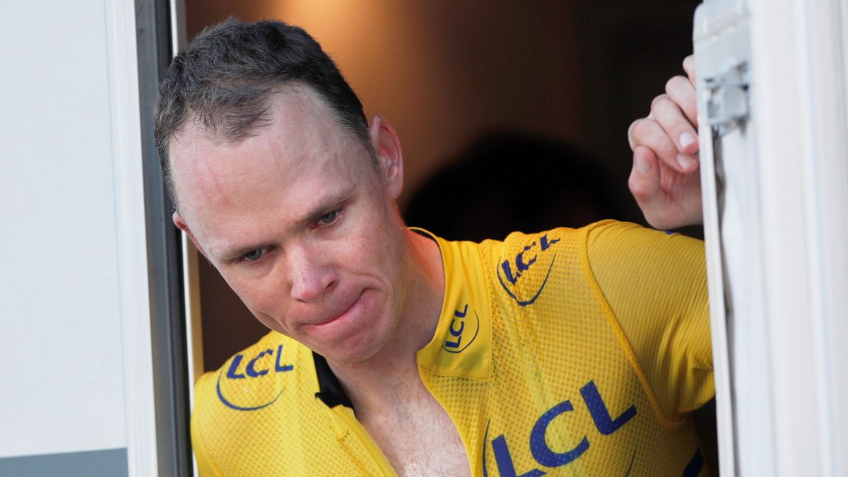 PAP/EPA / YOAN VALAT / Na zdjęciu: Christopher Froome