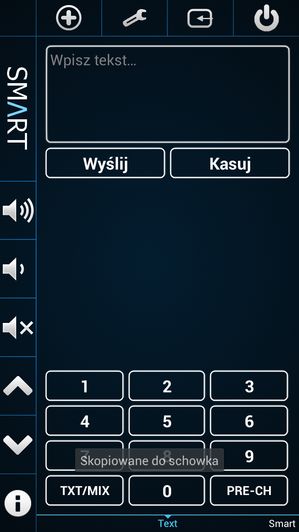 Wprowadzanie tekstu ze smartfona na Smart TV