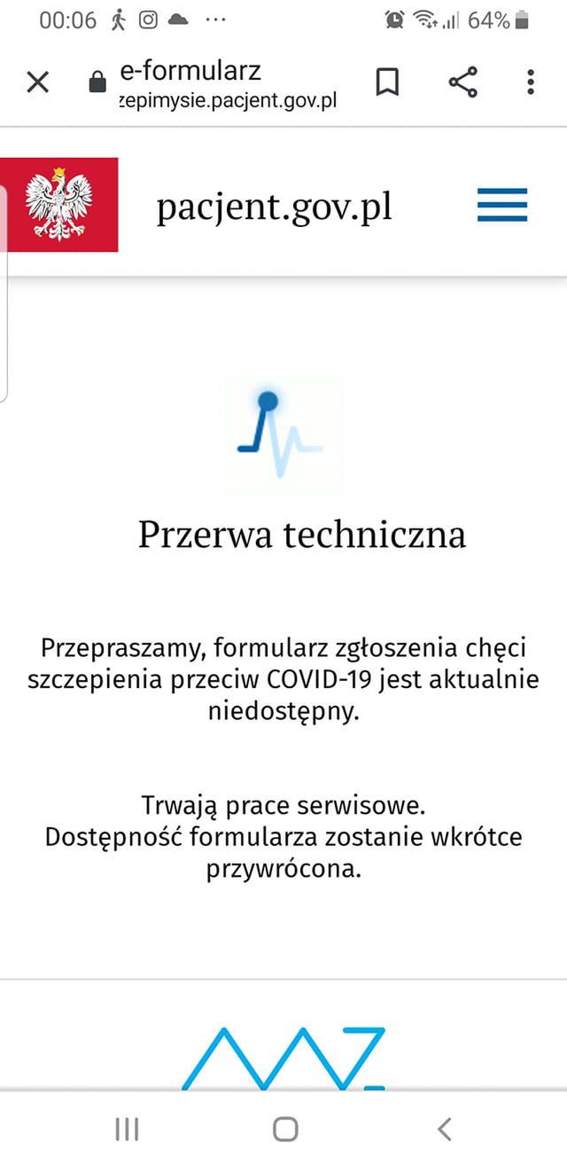 Wrocław. Nieudane rejestracje zdarzały się w zasadzie tylko w pierwszych godzinach funkcjonowania systemu