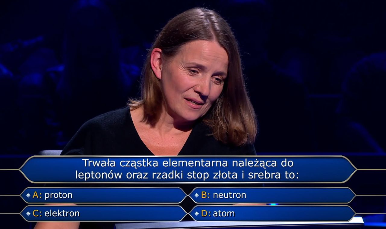 Pani Renata w "Milionerach" nie poradziła sobie z pytaniem ze swojej dziedziny