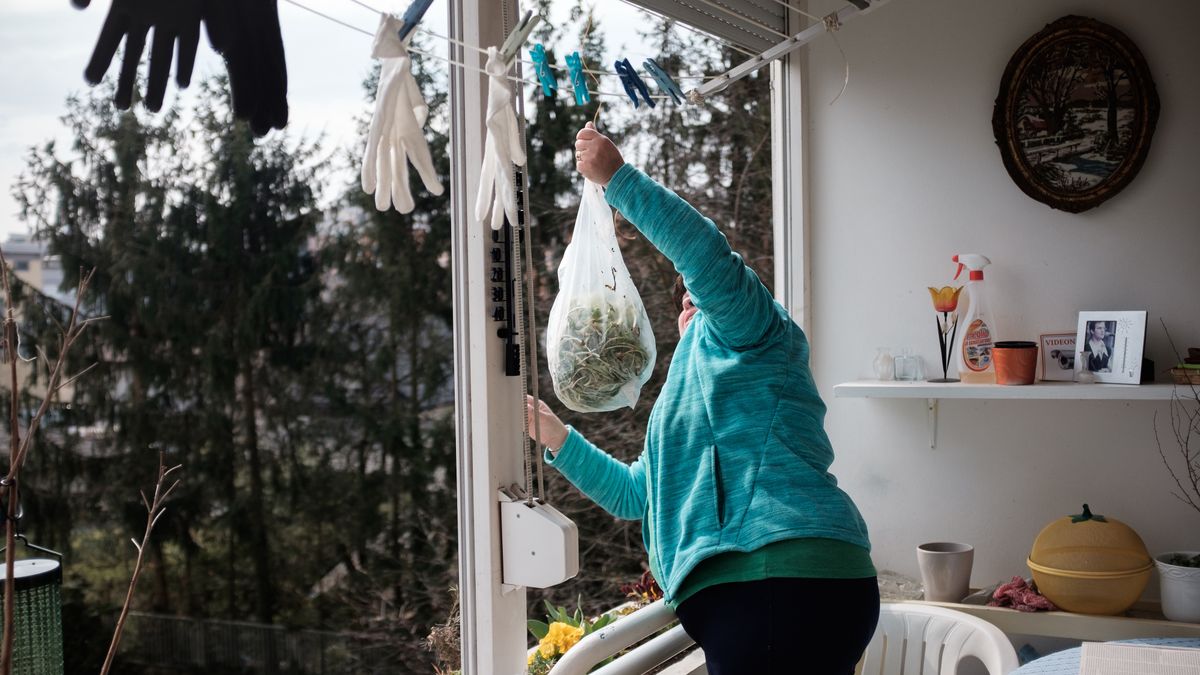 Żywność na balkonie