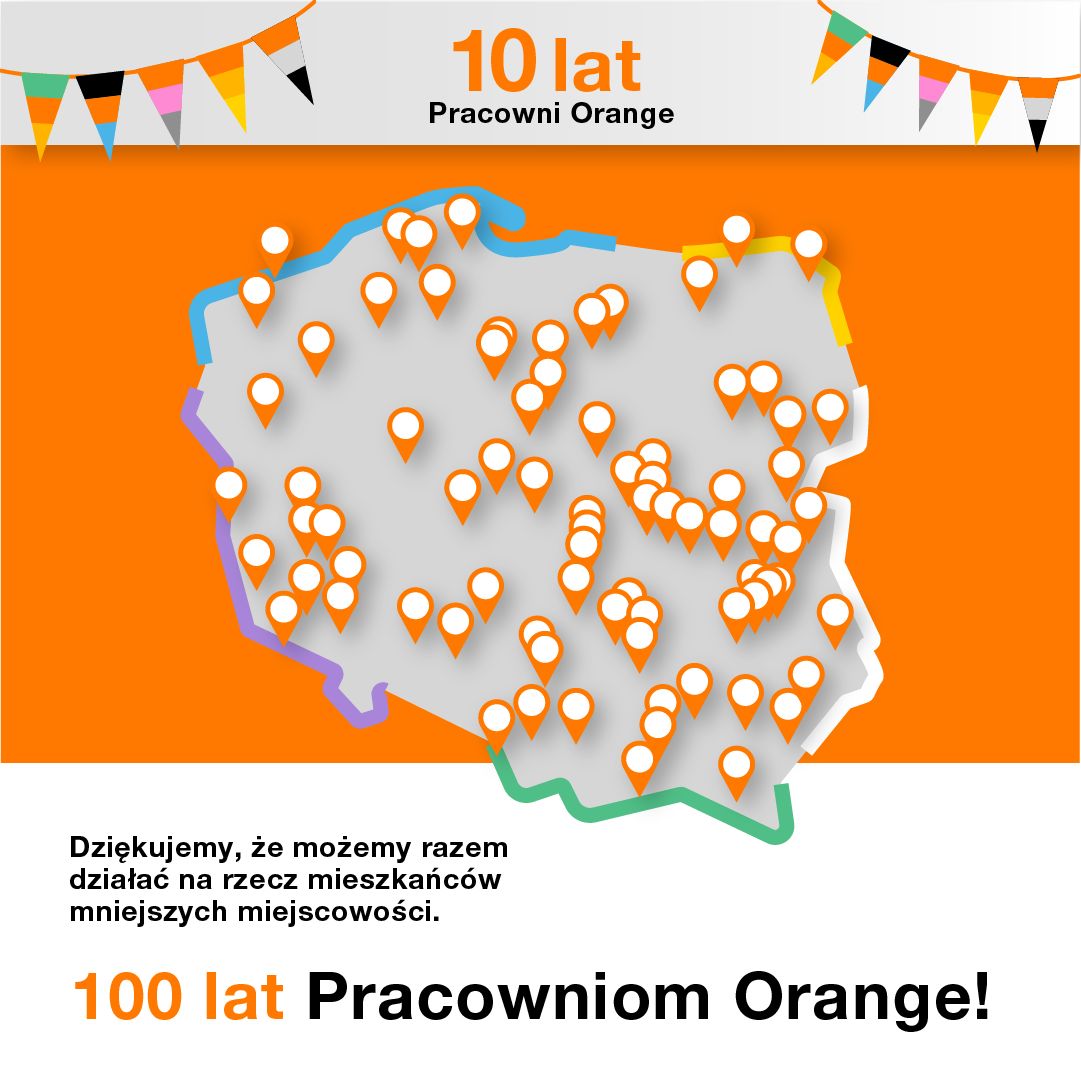 W całym kraju jest już ponad 100 Pracowni Orange.