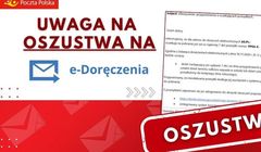 Oszuści podszywają się pod Pocztę Polską. E-maile dotyczące e-Doręczeń mogą wyłudzać nasze dane