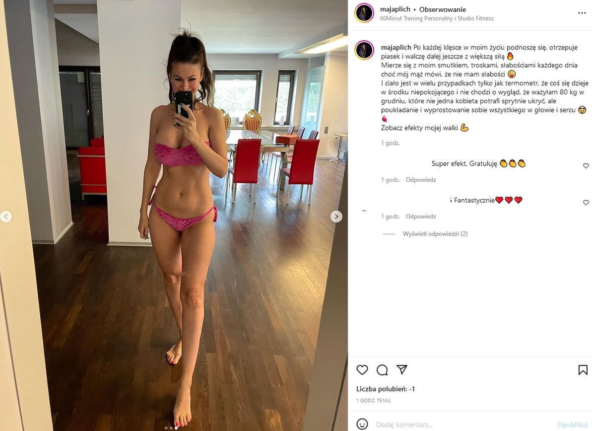 Maja Rutkowski chwali się metamorfozą