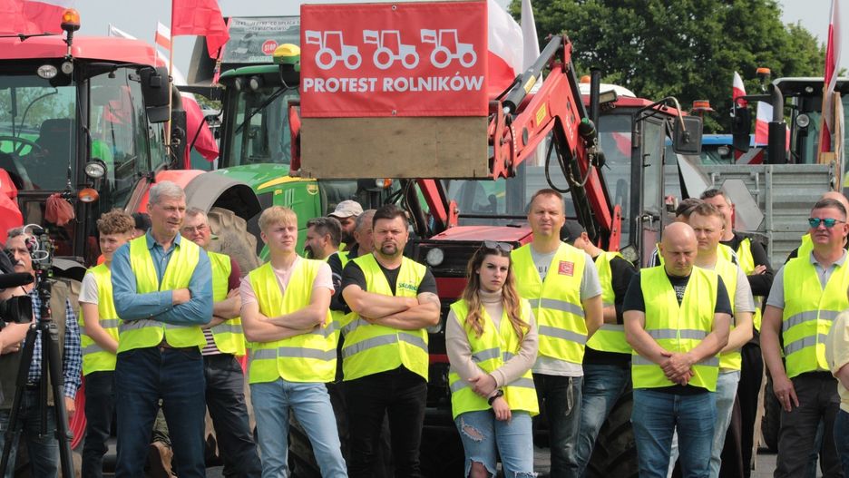 PROTEST ROLNIKOW W KOSZALINIE