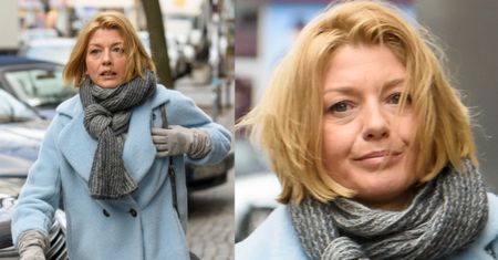 Smutna Olszówka wychodzi z "Dzień Dobry TVN" (ZDJĘCIA)