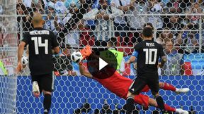 Mundial 2018. Argentyna - Islandia. Niewykorzystany rzut karny Messiego (TVP Sport)