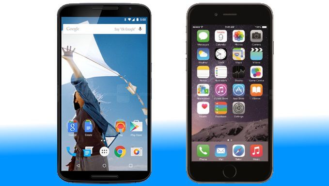 Google Nexus 6 i iPhone 6 plus