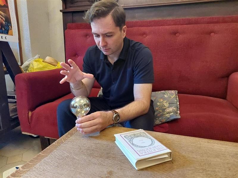 Rafał Rutkowski, kierownik księgarni Dosłownej i jeden ze współorganizatorów festiwalu Lublin Miasto Literatury