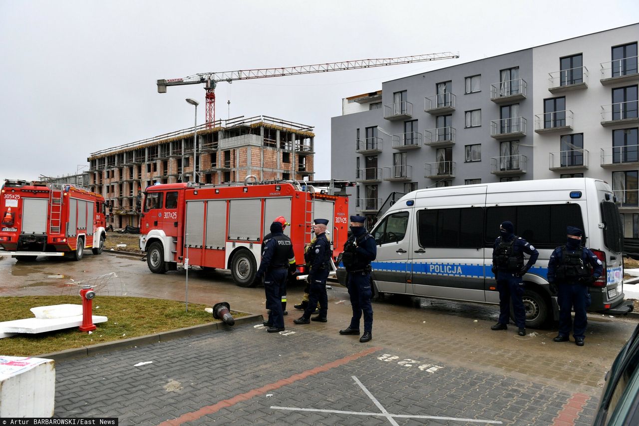 Dramat na budowie. Relacja operatora dźwigu