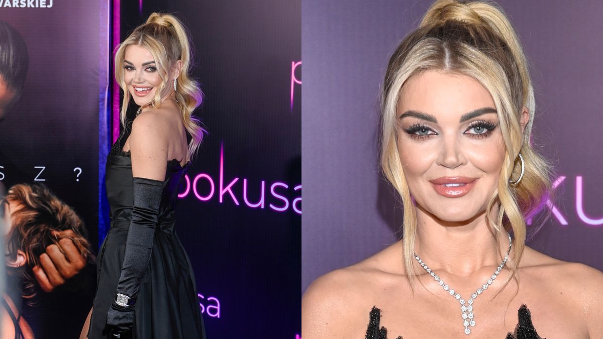 Edyta Folwarska przyszła na premierę "Pokusy" w biżuterii wartej ponad milion złotych