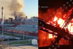 Potężny pożar pod Moskwą. Płonie zakład elektromechaniczny