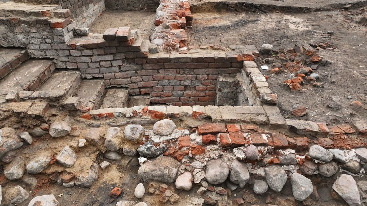 Odkrycie na terenie muzeum w Wągrowcu.