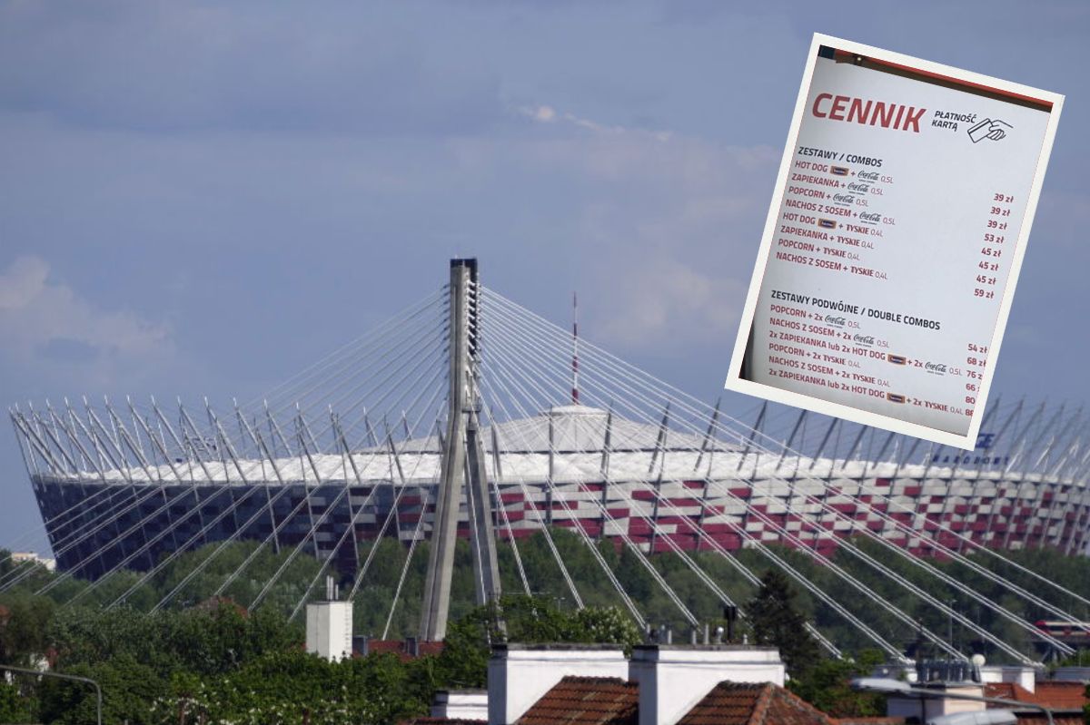 Rekordowe ceny na Narodowym. Kibice za przekąski musieli zapłacić fortunę.