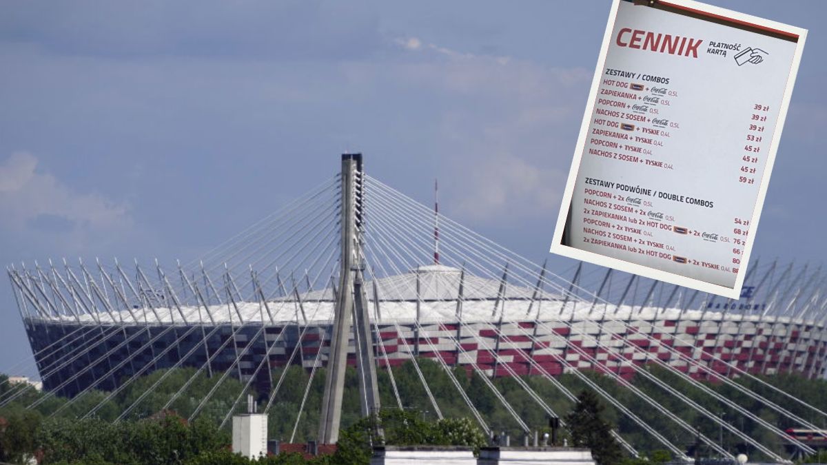 Rekordowe ceny na Narodowym. Kibice za przekąski musieli zapłacić fortunę.