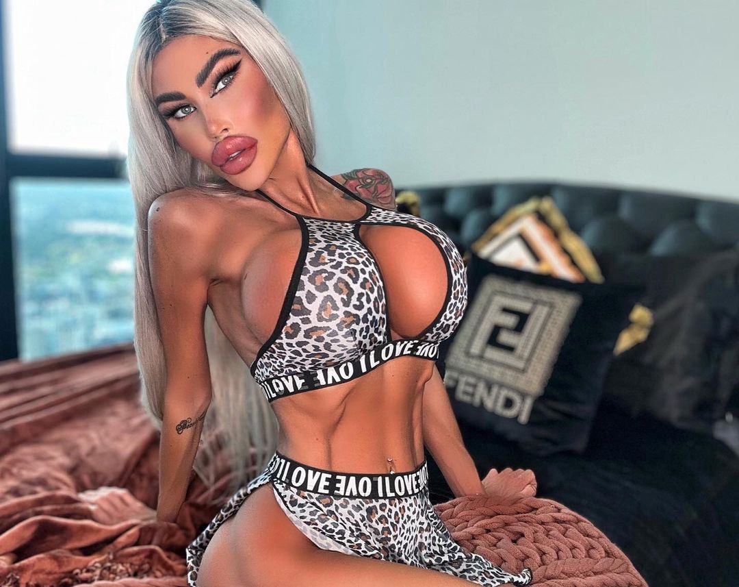 The Sun on X: Glamour model with 30J boobs had RIBS removed to look like  Barbie   / X