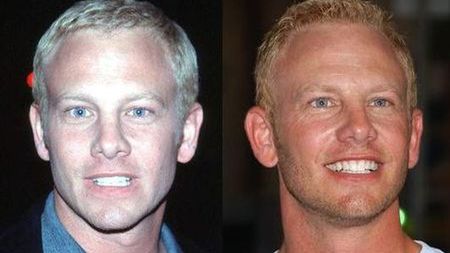Ian Ziering w 1990 i 2010 roku