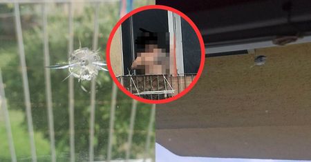 Strzały w okno. Ukrainka pokazała zdjęcia. Skandal w Zgierzu