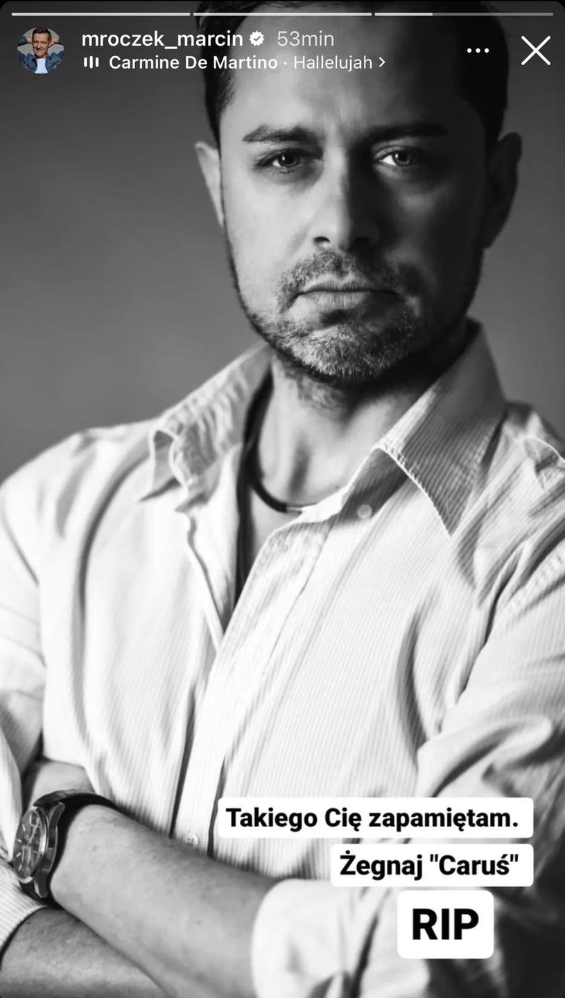 Marcin Mroczek żegna Cezarego Olszewskiego